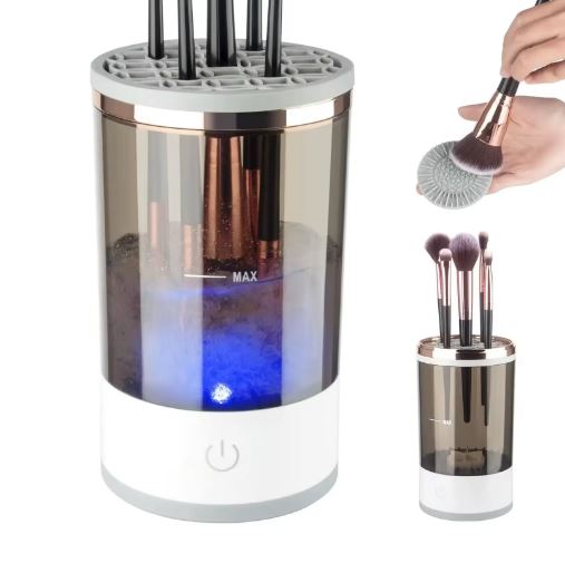Appareil de nettoyage automatique pour pinceaux cosmétiques